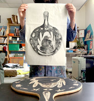 Trial & Error | Screenprint & woodcut print