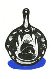 Trial & Error | Screenprint & woodcut print
